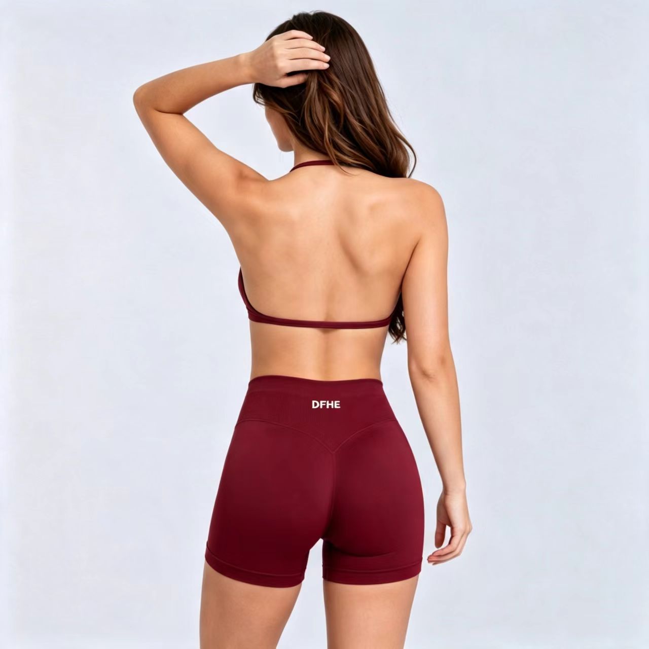 Pilates Yoga Leggings - DFHE レディース ハイウエスト フィットネス ワークアウト ヨガショーツ