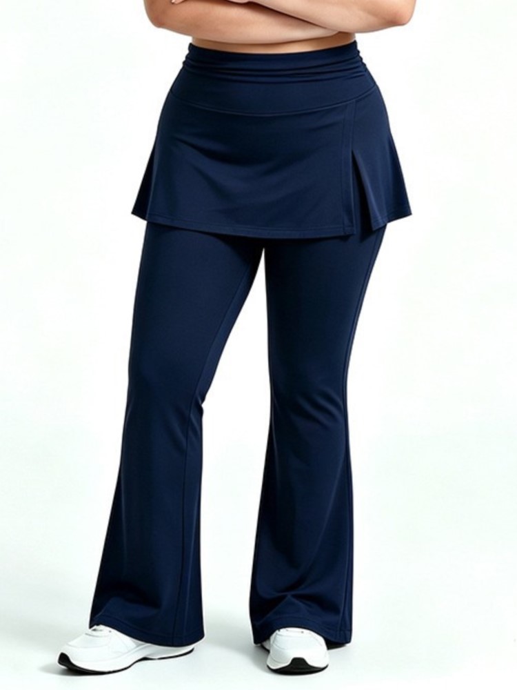 プラスサイズ ソフトモーション ストレートレッグ ボトムス  - Pilates Yoga Leggings のレビューと価格