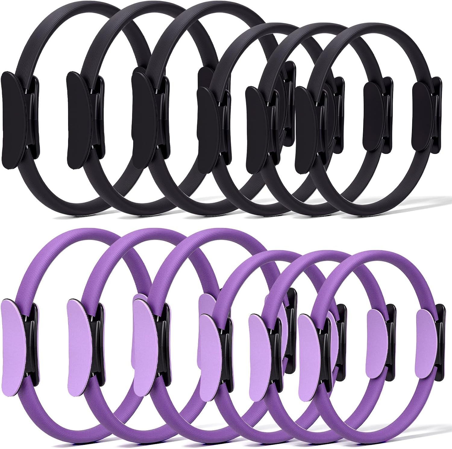 12個入りピラティスリングセット、デュアルサイズマジックサー - Pilates Ring Magic のレビューと価格
