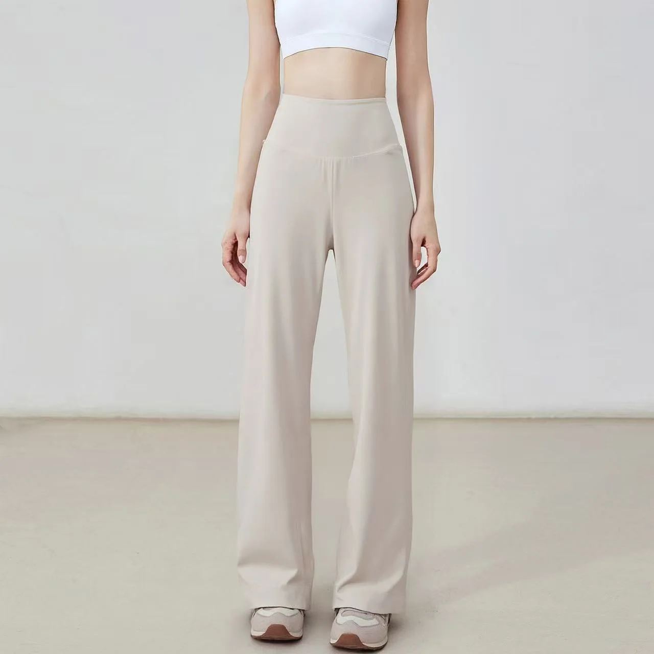 フィットネス レディース ルーズストレート スポーツパンツ  - Pilates Yoga Leggings のレビューと価格