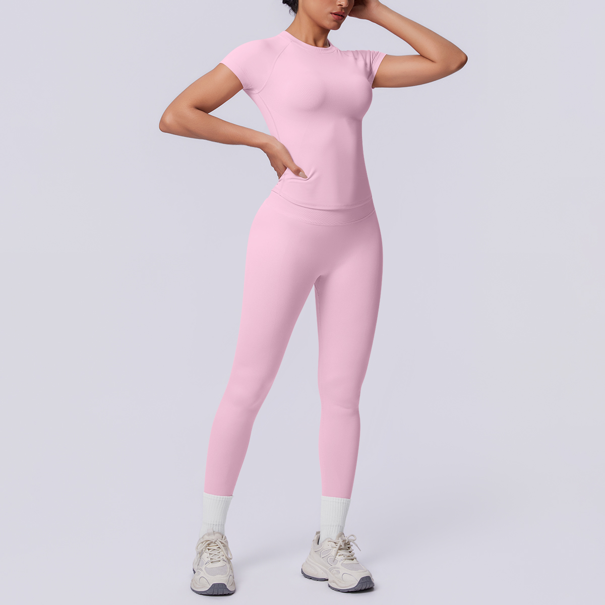 Rooftrellen 新しい 2 ピース/セットヨガセット - Pilates Yoga Leggings のレビューと価格