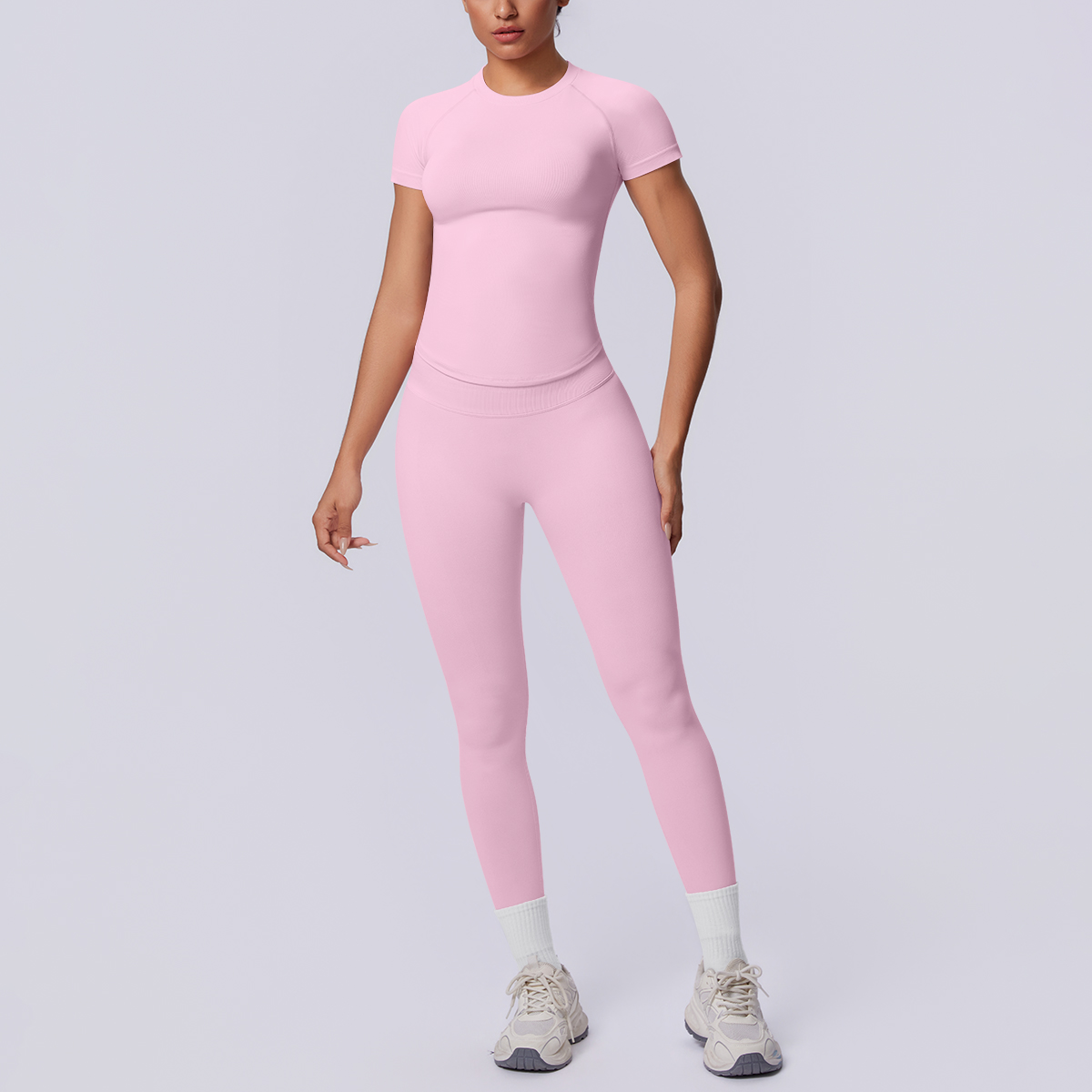 Rooftrellen 新しい 2 ピース/セットヨガセット - Pilates Yoga Leggings のレビューと価格