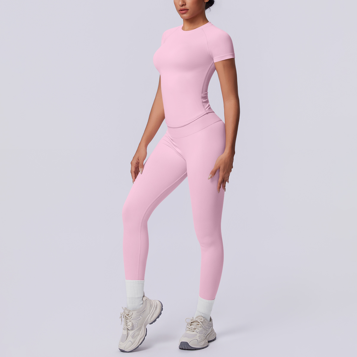 Rooftrellen 新しい 2 ピース/セットヨガセット - Pilates Yoga Leggings のレビューと価格