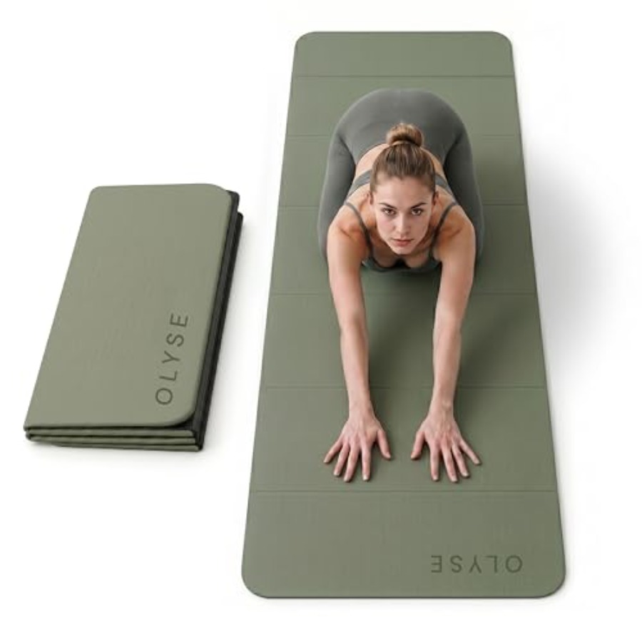 折りたたみ式ヨガマット ヨガ ピラティス ストレッチ HII - Pilates Yoga Hiit のレビューと価格