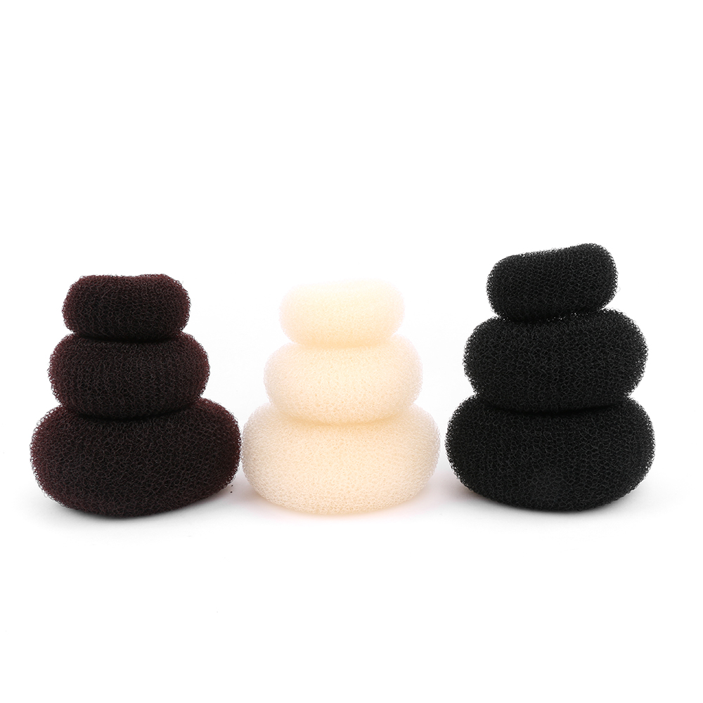 1pcドーナツサークル髪のロープヘアアクセサリースタイリング - Pilates Ring Magic のレビューと価格